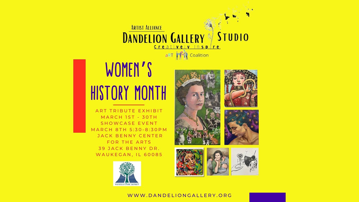Art Exhibition Showcase for Women's International Celebration at Dandelion 